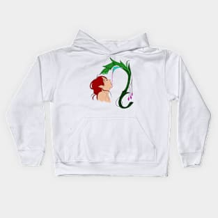 Copy of Elf drinking from a flower Kids Hoodie